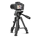 JOILCAN Mini Tripod for Camera, 25" Tabletop Camera Tripod, Portable Travel Tripod with Phone/Tablet Holder, Lightweight Aluminum Tripods for DSLR Phone Spotting Scope