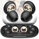 Vosaf Ear Plugs for Sleeping, 45dB Noise Cancelling Ear Plugs, Reusable Silicone Earplugs for Noise Reduction with 8 Tips, Soft Earplugs for Snoring, Side Sleepers, Concerts, Travel, Work (Black)