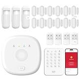 Alarm System for Home Security - Wireless Home Burglar Security System, Expandable, Standalone Keypad, Door/Window Sensors & Motion Detectors & Remote, App Alerts, No Monthly Fee, Alexa Compatible