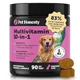 Pet Honesty Vet Recommended 10-in-1 Dog Multivitamin, 90 Ct, Peanut Butter