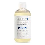 Antibacterial Body Wash | Kills 99.9% of Germs | Made in America | Antibacterial Soap - Infused with Botanical Extracts | Shower Gel Body Wash for Women & Men | Liquid Bath Soap - 8 Oz. | Dr. Lift