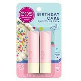 eos Natural Shea Lip Balm- Birthday Cake, 0.14 oz, (Pack of 2)
