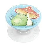 PopSockets Adhesive Phone Grip, Holder, Phone Stand, Mushroom - Sleepy Frog