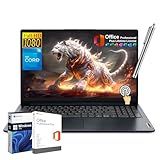 Lenovo IdeaPad Business Laptop with Lifetime Office License, 15.6" FHD Touchscreen, Intel 10-Core i5-1235U, 24GB RAM, 1TB SSD, Windows 11 Pro, Numeric Keypad, Wi-Fi 6, w/Stylus Pen