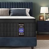 Fubon 14 Inch Queen Size Mattress, Innerspring Hybrid Mattress, Medium Firm Queen Mattress for Pressure Relief & Back Pain Support, Cooling Sleep Mattress in a Box