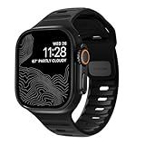 Nomad Sport Band - 45mm | Black Apple watch ultra 2 band, Designed to give your Apple Watch a modern and athletic look for intense workouts and everyday wear, Compatible with New Series 10, Ultra & Ultra 2, Series 1-9, and SE