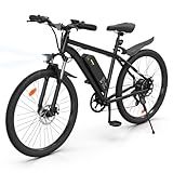AYOLNY Electric Bike for Adults 1000W Peak, 26" Mountain E-Bike, 55 Miles + 20MPH Adult Electric Bicycles for Road Sand Mountain (Ebike 1000W Peak, Black)