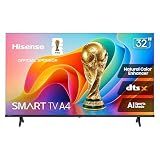 Hisense 32-Inch Class A4 Series HD 1080p Smart VIDAA TV (32A4NV, 2026 Model) - DTS Virtual: X, Noise Reduction, AI Sports Mode, Apple Airplay & Apple Home, Alexa Built in