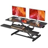JYLH JOYSEEKER 42" Standing Desk Converter, Quick Sit to Stand Desk Riser