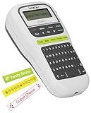 Brother P-Touch, PTH110, Easy Portable Monochrome Label Maker, Lightweight, Qwerty Keyboard, One-Touch Keys, White