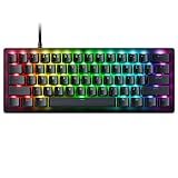 Razer Huntsman V3 Pro Mini 60% Esports Gaming Keyboard: Analog Optical Switches - Razer Snap Tap - Rapid Trigger - Adjustable Actuation - Dual-Purpose Mod Keys - Doubleshot PBT Keycaps - Black