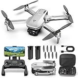 GPS Drone with Dual 2K QHD Cameras for Beginners, Adults & Kids, Brushless Motor with WiFi FPV, Under 249g, 90° Adjustable Lens, Optical Flow, Auto Return, 5G Transmission, Gesture Photos, Altitude Hold, 40-Min Flight, Foldable — RC Quadcopter Gift