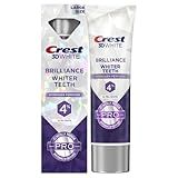 Crest 3D White Brilliance Pro Ultra White Teeth Whitening Toothpaste, 3.8 oz, Anticavity Fluoride Toothpaste, 4% Hydrogen Peroxide, Active Whitening Protection