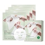 Ueseinl Collagen Face Mask 4-Pack - Hydrogel Sheet Mask with Hyaluronic Acid & Peptides for Instant Glow,Korean overight Wrapping Face Sheet,Elasticity Enhancing,Firming,Moisturizing