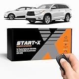 Start-X Remote Starter Kit for Highlander (2014-2019), C-HR (2018-2019), Land Cruiser (2016-2018) Vehicles | Push-to-Start Ignition | Plug & Play Install | Lock 3X to Remote Start | Zero Wire Splicing