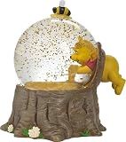 Pooh Bear Musical Snow Globe, Honey Scene, Resin and Glass, 5.5 in