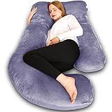 Chilling Home Pregnancy Pillow, U Shaped Full Body Maternity Pillow 58 inch, Pregnant Women Must Haves Pregnancy Pillows for Sleeping with Removable Cover