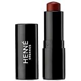 Henné Organics Luxury Lip Tint - Moisturizing, Sheer Natural Color - Intrigue (Brick Red)