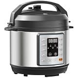 NEWBULIG 10-In-1 Electric Pressure Cooker, 3 Quart Multi Cooker for Rice, Stew and Steam, Small Programmable Stainless Steel Pot with Slow Cook Function and Ceramic Inner Pot