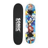 Sonic The Hedgehog - Complete Cruiser Skateboard with Maple Deck and Smooth