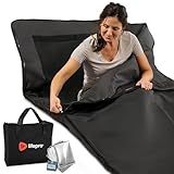 Lifepro Infrared Sauna Blanket for Detox & Relaxation – Portable Far Infrared at Home Sauna for Detox, Muscle Tension Release and Recovery – RejuvaWrap Series with Adjustable Heat Settings