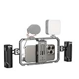 SmallRig Universal Phone Cage, Smartphone Video Rig Kit with Handles, Handheld Filmmaking Vlogging Case Stabilizer for Videomaker, for iPhone 17/16/15 for Samsung for Pixel and Other Android Phones