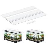 Pawfly 10 Gallon Fish Tank Lid, 19.3" x 9.65" x 0.14", Clear Polycarbonate Canopy for Aquariums Without Center Brace, 10 Gallon Aquarium Lid Aquarium Hood, Long Tank Lid, Plastic Fish Tank Cover