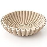 OAKOA Large Decorative Bowl for Home Decor - Purse Bowl Decor - Key Bowl for Entryway Table - Coffee Table Bowl - Organic Modern Home Decor