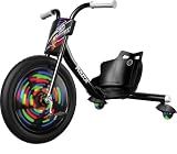 RipRider Lightshow 360 Drift Trike | Pedal Drifting Tricycle (Black)