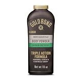 Gold Bond Men's Essentials Talc Free Body Powder for Men, 10 oz.