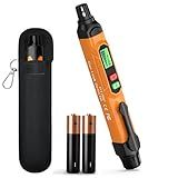 YUSHIYAN Natural Gas Leak Detector, Upgraded PT202 Audible & Visual Alarm, Portable Gas Sniffer to Locate Combustible Sources for Methane, Propane(Includes Battery x2, Orange)