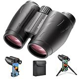 HD Binoculars 25x30 for Adults with Phone Adapter,Tripod and Tripod Adapter