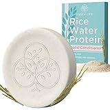 Tree of Life Rice Water Conditioner Bar - Sulfate Free Rice Protein Hair Care That Strengthens, Repairs, and Delivers Frizz Control with Silky Shine