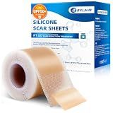 Rvlaim UPF50+ Silicone Scar Sheets with UV Protection(1.8”x 157" Roll 4M)