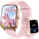 Kids Smart Watch, Fitness Tracker No Phone Need, IP68 Waterproof Swimming Smartwatch, 1.8'' Fitness Activity Tracker Watch 100 Sports Modes, Alarm, HR & Sleep Monitor Pedometer for 7+ Boys Girls Teens