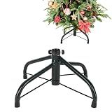 CCINEE Metal Christmas Tree Stand, Universal Folding Xmas Tree Stand 11.8 Inch Replacement Tree Stand Base for 2 Ft to 5 Ft Christmas Artificial Trees Fake Tree，Green
