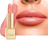 Oulac Matte Coral Lipstick with Glow Metallic Finish - Vegan Lipstick for Women, Creamy Texture, Hydrating Clean Beauty Formula, High-End Magnetic Hook Design, GM11 Aurora