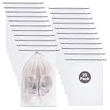 23 pack portable travel shoe bag, 11.8 "x 15.7" waterproof and dust proof travel shoe bag packaging, space saving dust storage bag,travel essentials for women