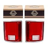 Tail Light Lens for 1975-1986 C10 Lens w/Chrome Trim for 1973-1986 C10 Suburban for 1979-1991 C1500 for 1979-1986 C1500 Suburban for 1975-1986 C20 for 1979-1991 C2500 for 1973-1991 Blazer 5968329 Set