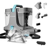 Starrybot Portable Carpet Cleaner with Steam, 18Kpa Spot Cleaner(Gray)
