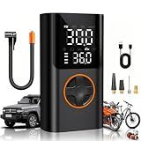 AIRSURE Tire Inflator Portable Air Compressor, 150PSI Fast Inflation