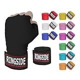 Ringside Mexican Style Boxing Hand Wraps 180", 1 Pair, Black