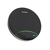Yealink Sp92 Conference Speaker and Microphone Teams Certified Mic with Al Noise Cancelling 20H Call Time USB Speakerphone for Small Meeting Room, Bluetooth Speaker for Computer/Laptop