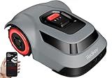 Redkey MGC500 Robot Lawn Mower with 393ft Boundary Wires for 0.12 Acre (1/8 Acre), 45% Slope, 70Mins Runtime, Auto Recharge, Automatic Robotic Lawn Mower w/Precise Location & Breakpoint Detection