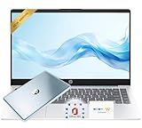 HP 14" Moonlight Blue Laptop with Office 365, AMD CPU, 4GB DDR5 On-Board RAM, 1.1TB Storage (128GB SSD and 1TB OneDrive), HD Display, Windows 11, Energy-Efficient & Quiet Performance