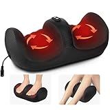 Medcursor Foot Massager with Heat - Foot and Calf Massager with Massage Roller, Deep Massage for Plantar Fasciitis, Pain Relief, Neuropathy, Relax for Home or Office Use (Not Cordless)