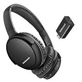 Holdsound Wireless Headphones for TV Watching, TV Headphones Wireless with Bluetooth USB Transmitter, 165ft (50m) Range, 20 Hours, Louder and Clearer