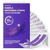 Purple Teeth Whitening Strips, Free from Harsh Peroxides, Mint, 32 Strips