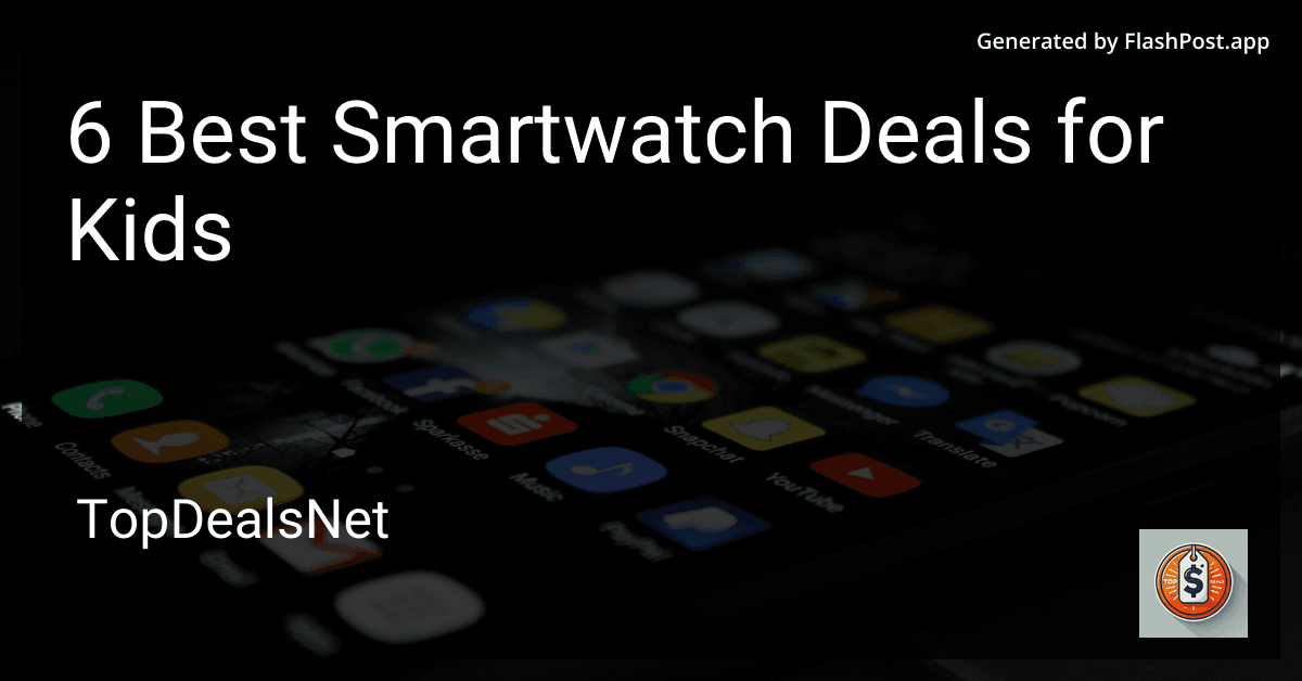 6 Best Smartwatch Deals for Kids in 2025 image
