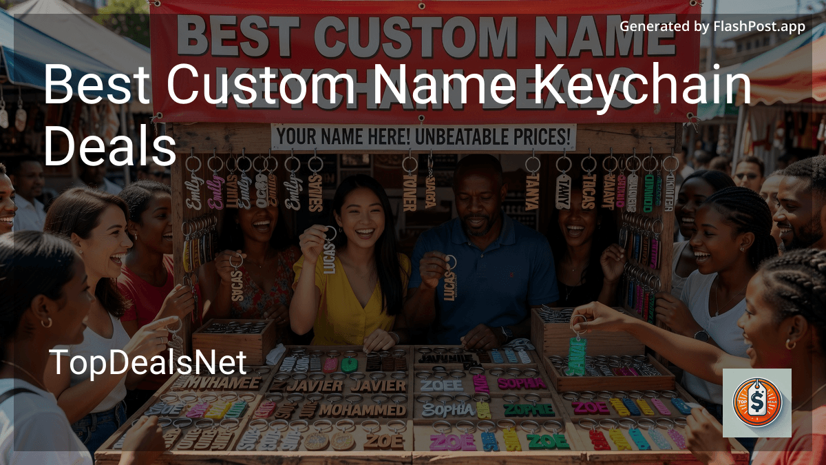Deal Name Example 10 Best Custom Name Keychain Deals in 2026